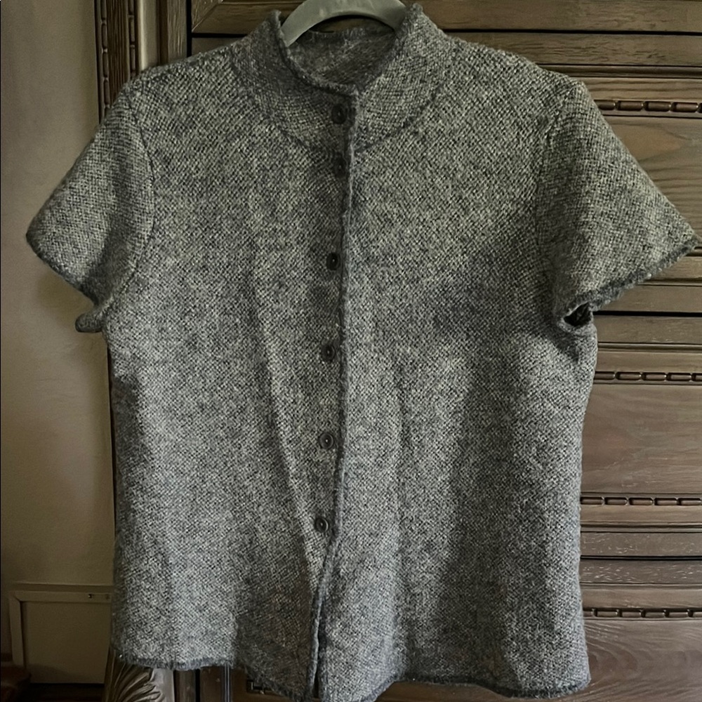 Eileen fisher alpaca and merino wool top large